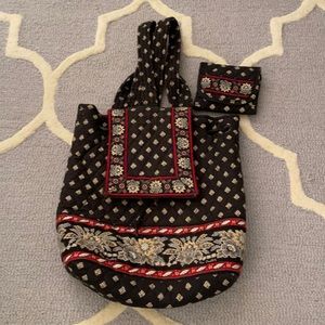EUC Vera Bradley Snap Backpack & Wallet